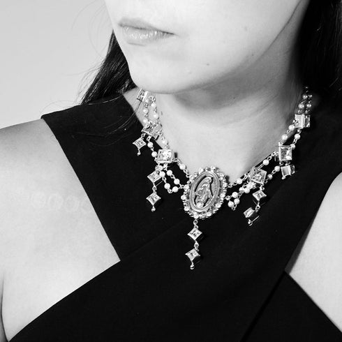 Milagrosa Collar Silver - VSA Designs
