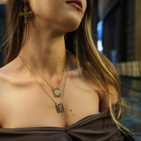 Scapular For Mom - Gold