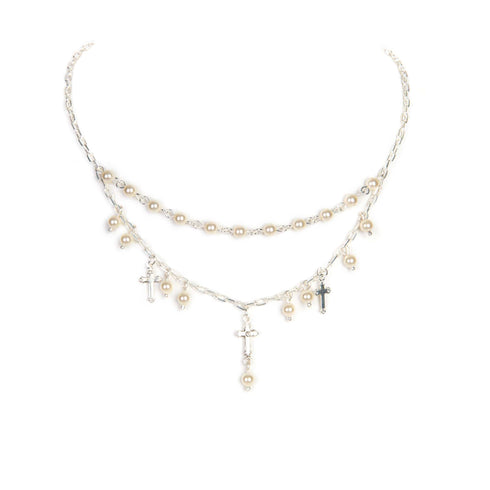 Esme Necklace Cream Pearl - VSA Designs