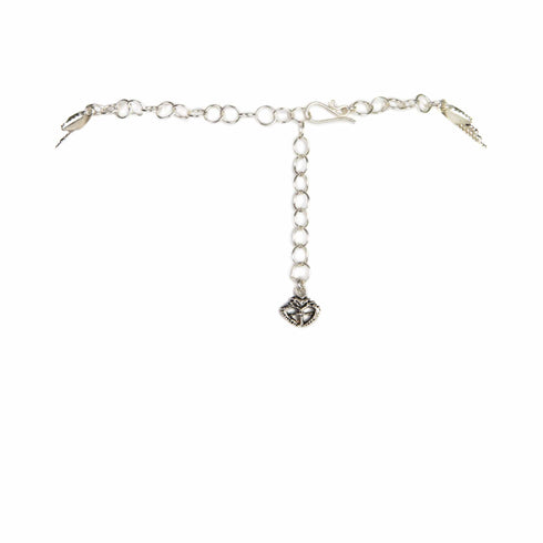 Brigid Imbolc Cross Choker Earth Olivine - Gold - VSA Designs
