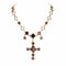 Brigid Imbolc Cross Choker Spirit Amethyst - Gold
