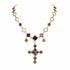 Brigid Imbolc Cross Choker Spirit Amethyst - Gold