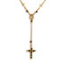 Maddie Rosary Necklace - Smokey Topaz - Gold