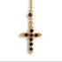 Maddie Rosary Necklace - Smokey Topaz - Gold