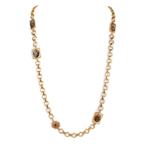 Retablo Chain of Framed Charms