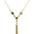 Brigid Serenity Chain Necklace Earth Olivine - Gold
