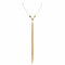 Brigid Serenity Chain Necklace Earth Olivine - Gold