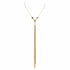 Brigid Serenity Chain Necklace Earth Olivine - Gold