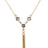 Brigid Serenity Chain Necklace Water Lt Sapphire - Gold - VSA Designs