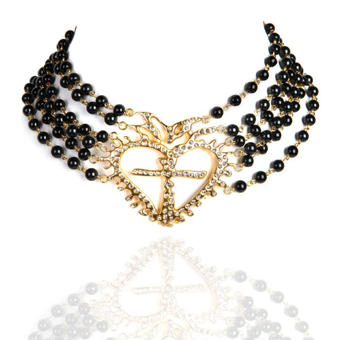 La Queen Collar - Mystic Black - VSA Designs