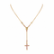Maddie Rosary Necklace Light Rose - Gold