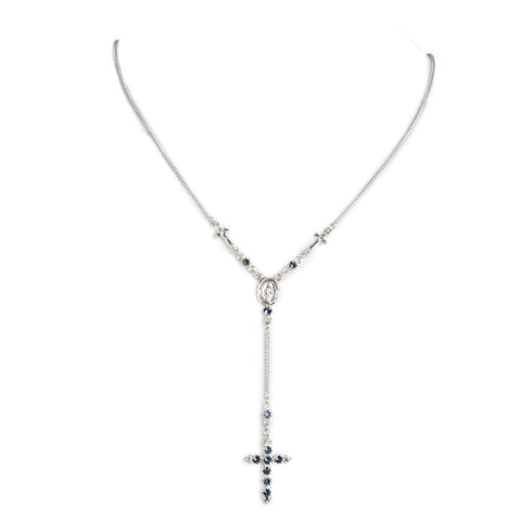 Maddie Rosary Necklace Montana - Silver