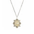 Oval Cloister Sacred Heart Charm Necklace - VSA Designs