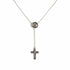 Piccolo Rosary Necklace - Silver