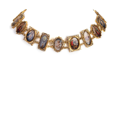 Retablo Framed Charm Choker