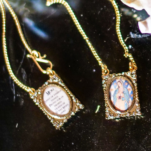 Scapular For Mom - Gold