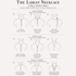 Peace Cross Beaded Lariat Cream Pearl - Silver