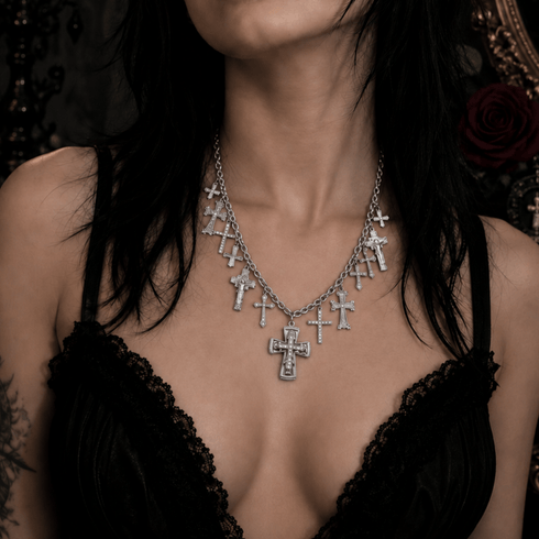 Bourne Again Ritual Necklace - Silver