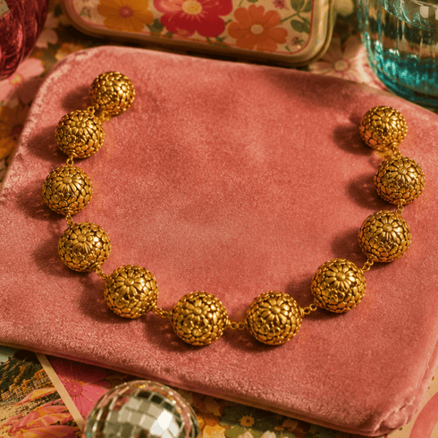 Daisy Darling Choker - Gold