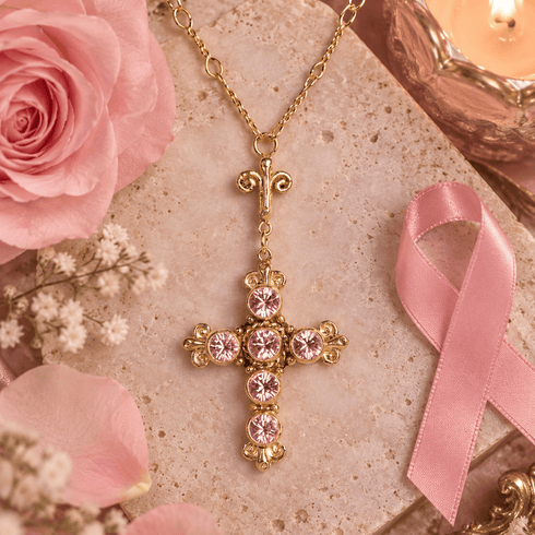 Pink Crush Necklace - Gold