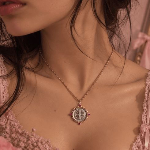 Promise To Protect Charm San Benito - Silver