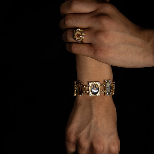 Retablo Framed Bracelet - Gold - VSA Designs