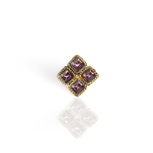 Brigid Seal of Grace Ring Spirit Amethyst - Gold