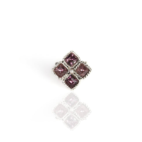 Brigid Seal of Grace Ring Spirit Amethyst - Silver
