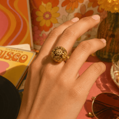 Daisy Darling Ring - Gold