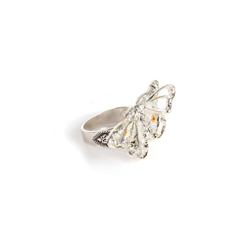 Wings of Faith Ring - Silver