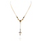 Daisy Rosary Necklace - Gold
