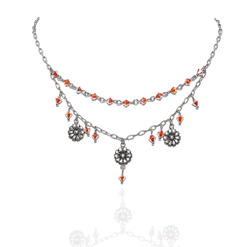 Daisy Crazy Esme Necklace - Silver