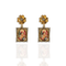 Retablo Frida Earrings - Gold