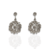 Daisy Drama Earrings - Silver
