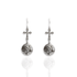 Daisy Darling Cross Earrings - Silver
