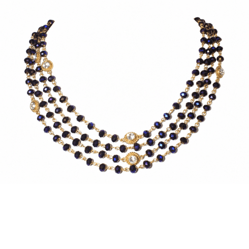 Bourne Again Magdalena Purple Velvet - Gold