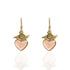 Daisy in Love Earrings Pink - Gold