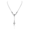 Daisy Rosary Necklace - Silver