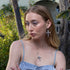 Audrey Earrings Amethyst Mix - Silver