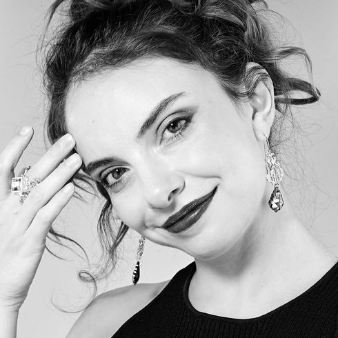 Vine Drop Earrings - Chili Pepper