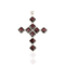 Brigid Cross of Kildare Charm Spirit Amethyst - Silver - VSA Designs