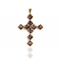 Brigid Cross of Kildare Charm Spirit Amethyst - Gold - VSA Designs