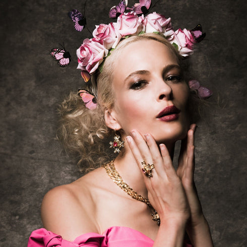 Saint Deco Cross Ring