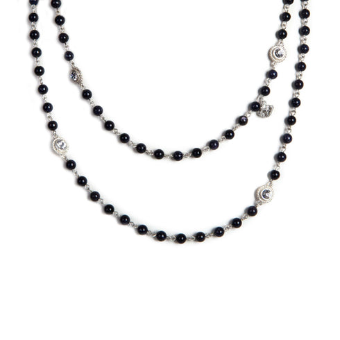 Wrap - 6mm Precious Blue Goldstone (smooth round)