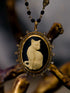Cats! Cameo Medallion - Gold