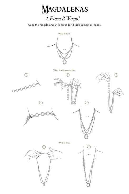 Magdalena - 6mm Semi-Precious Rutilated Quartz