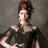 La Queen Collar - Cream Pearl Gunmetal - VSA Designs