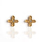 Peace Cross Post Earrings