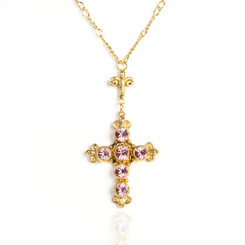 Pink Crush Necklace - Gold