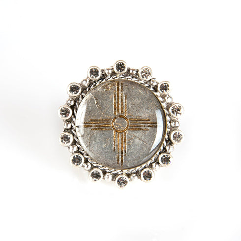 Vintage Zia Ring Sterling Silver